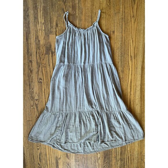 Daily Practice by Anthropologie Gray Pullover Summer Dress   Women's Size Medium - Picture 3 of 9